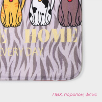 Коврик для ванной и туалета Доляна &laquo;Кошки&raquo;, 40&times;60 см