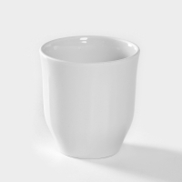 Стакан Добрушский завод &laquo;Бельё&raquo;, 250 мл, фарфор, белый