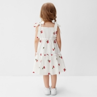 Сарафан для девочки MINAKU, цвет белый, рост 110 см Сарафан для девочки MINAKU, цвет белый, рост 110 см