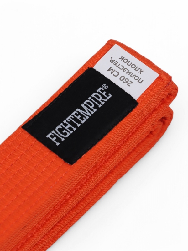 Пояс для единоборств Fight Empire 2,0 м, BASE, оранжевый