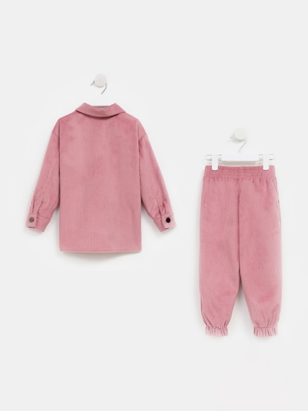 Костюм детский KAFTAN "Velvet", р. 30 (98-104), розовый