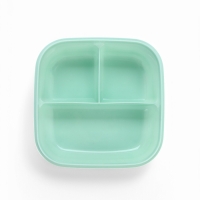 Ланч-бокс с клапаном, 3 секции, "Зайка", 14 х 14 х 5 см