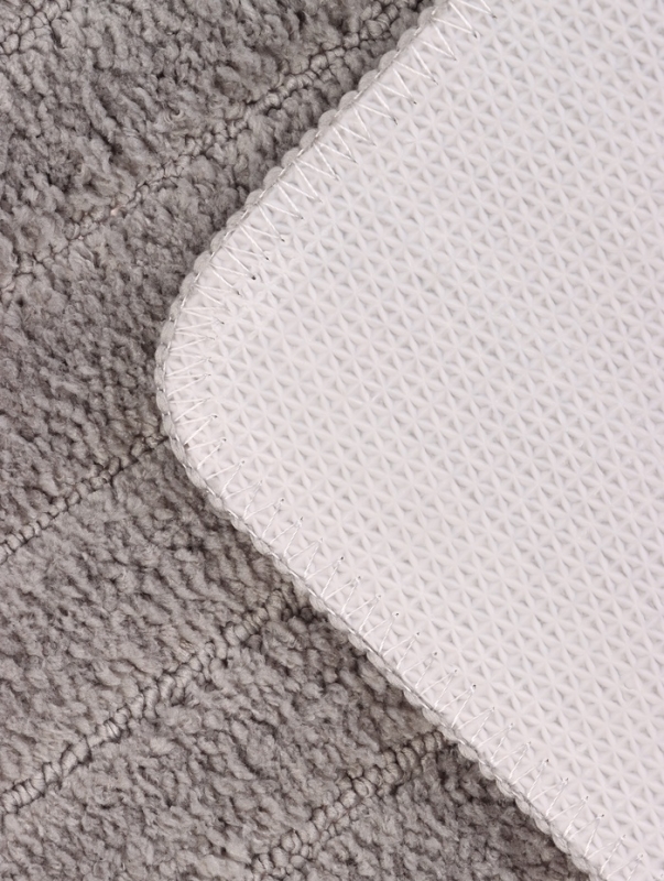 Коврик Savanna, 50&times;80 см, ворс 1 см, микрофибра, серый