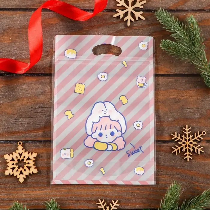 Пакет Zip-lock, "Корейский стиль", 15,5*22+3,5см МИКС