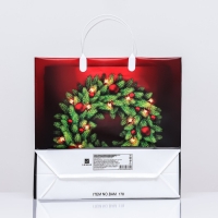 Новый год. Пакет "Украшение", мягкий пластик, 30х30 120 мкм. Новый год. Пакет "Украшение", мягкий пластик, 30х30 120 мкм.