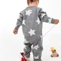 Комбинезон вязаный Крошка Я "Звезды" рост 86-92 см