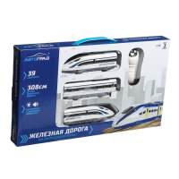 Железная дорога &laquo;Скорый поезд&raquo;, радиоуправление, световые и звуковые эффекты