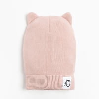 Шапка детская, цвет пудра, размер 50-54 Шапка детская, цвет пудра, размер 50-54