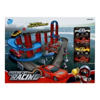 Парковка Racing, с лифтом, 4 машинки, 3 уровня Парковка Racing, с лифтом, 4 машинки, 3 уровня