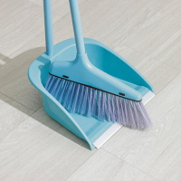 Щётка для пола Доляна, совок 25&times;26 см, щётка 23 см, металлическая ручка 78 см, цвет МИКС