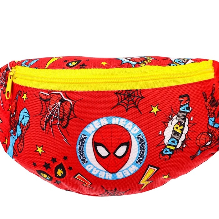 Сумка поясная, 25х6х13 см, Человек-паук Сумка поясная, 25х6х13 см, Человек-паук