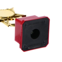 Наградная фигура &laquo;Звезда&raquo; C, подставка пластик красная, 17 х 9,5 х 6,3 см.