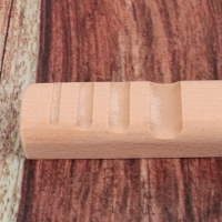 Набор инструментов для полировки уреза кожи, 3 шт, цвет бежевый