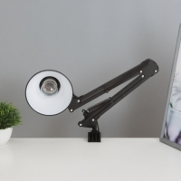 Лампа настольная Е27, h=55 см, шарнирная черная RISALUX