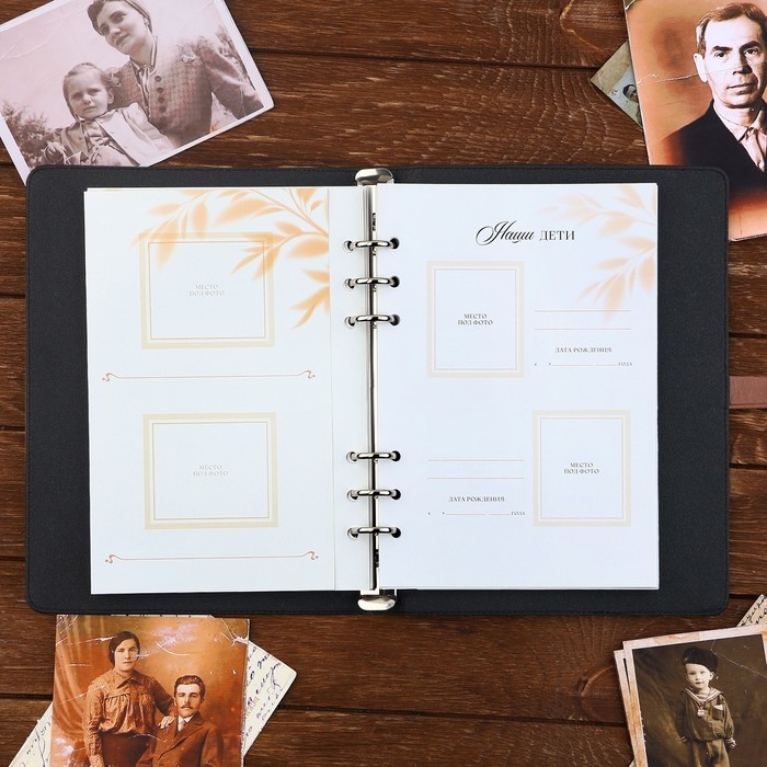 Родословная книга со встроенной флешкой 16 Gb &laquo;Книга всей семьи&raquo;, 17,5 х 23 см.