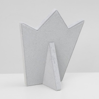 Подставка под серьги &laquo;Корона&raquo; 20&times;10&times;23,5 см, цвет серый