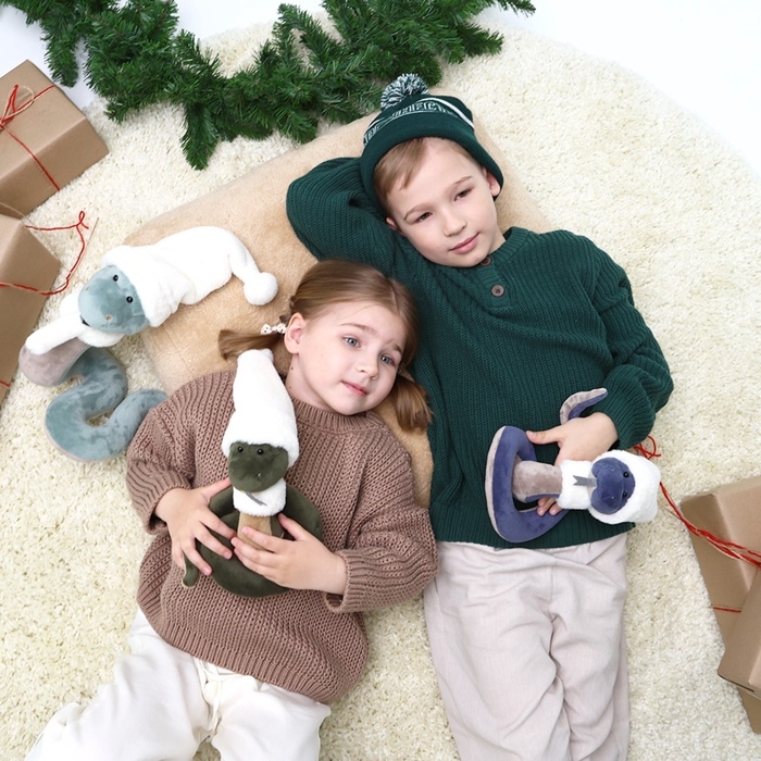 Новый год! Мягкая игрушка &laquo;Змей МиШушик&raquo;, цвет синий, 15 см