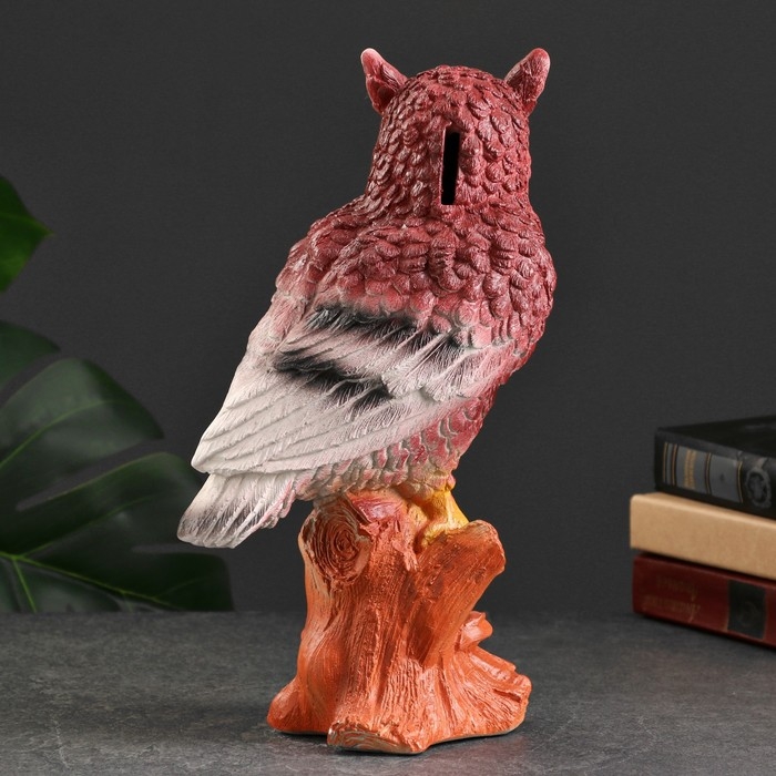 Копилка "Филин на ветке" 16х18х30см