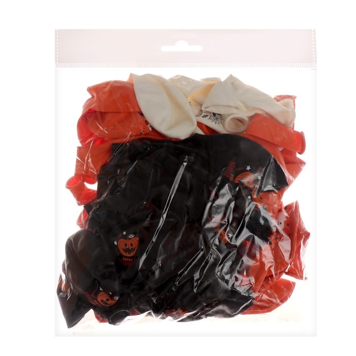 Воздушный шар латексный 12" &laquo;Хэллоуин&raquo;, 50 шт.