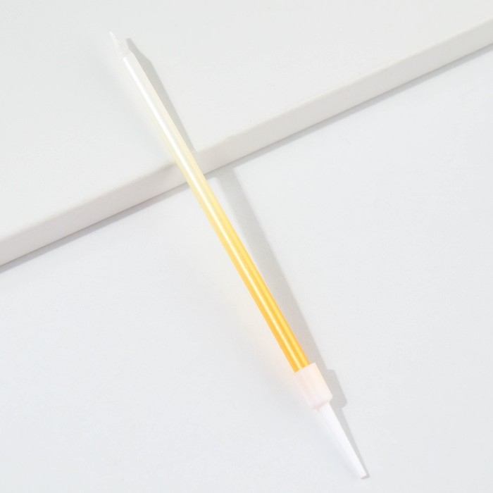 Свечи для торта &laquo;В твой особенный день&raquo;, золотые, 6 шт., 13 х 0,4 см