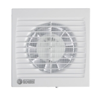 Вентилятор вытяжной "КосмоВент" В100ВК, d=100 мм, 10 Вт, 40 дБ, 105 м&sup3;/ч, с выключателем