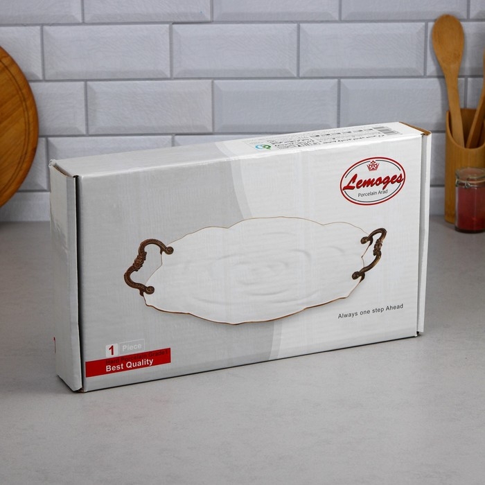 Блюдо &laquo;Розы&raquo;, малое, фарфор, Иран