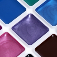 Акварель 24 цвета (8 перламутр. + 8 флуор. + 8 классич.) Гамма "Оранжевое солнце", медовая, без кисти, пластик, европодвес 291020209 Акварель 24 цвета (8 перламутр. + 8 флуор. + 8 классич.) Гамма "Оранжевое солнце", медовая, без кисти, пластик, европодвес 291020209