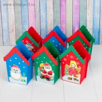 Карандашница &laquo;Новогодний дом&raquo;, МИКС