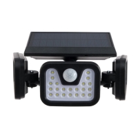 Светодиодный прожектор на солнечной батарее 20 Вт, выносная панель, 15 × 13 × 7 см, 6500К Светодиодный прожектор на солнечной батарее 20 Вт, выносная панель, 15 × 13 × 7 см, 6500К