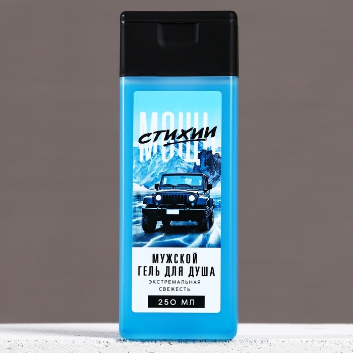 Гель для душа &laquo;Мощь стихии&raquo;, 250 мл, аромат свежести, ЧИСТОЕ СЧАСТЬЕ