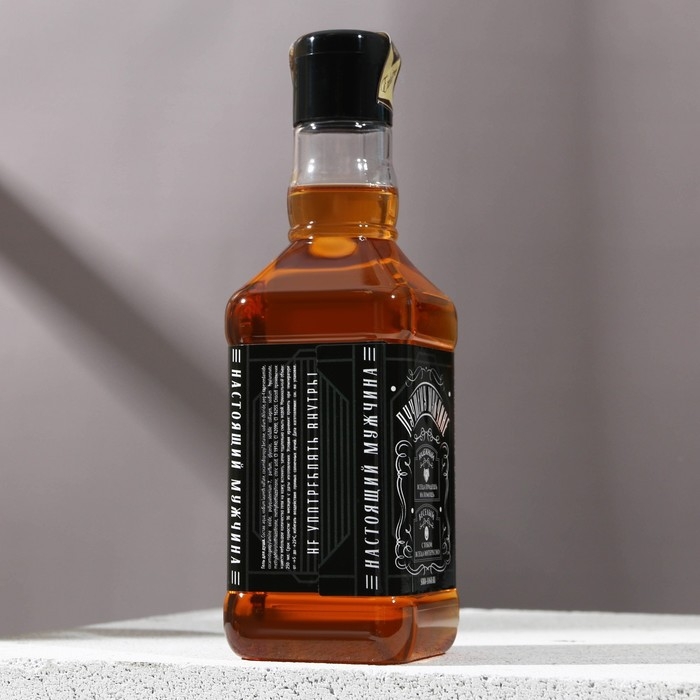 Подарочный набор мужской &laquo;Крутой мужик&raquo;: гель для душа во флаконе виски, аромат сандал и бергамот, 250 мл; успокаивающий гель для бритья 110 мл