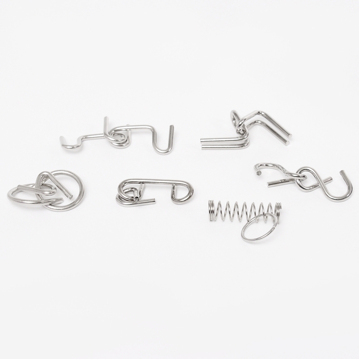 Набор металлических головоломок &laquo;Игры разума №2&raquo;,на блистере