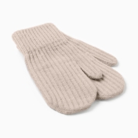 Варежки детские MINAKU, цв. бежевый 18 см