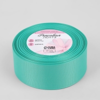 Лента репсовая, 40 мм, 23 &plusmn; 1 м, цвет тиффани №66