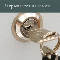 Ящик почтовый с замком, вертикальный, «Домик-Элит», коричневый Ящик почтовый с замком, вертикальный, «Домик-Элит», коричневый