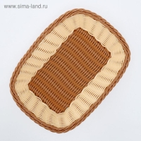 Корзинка для подачи Доляна &laquo;Молочный шоколад&raquo;, 25&times;17 см, цвет молочный