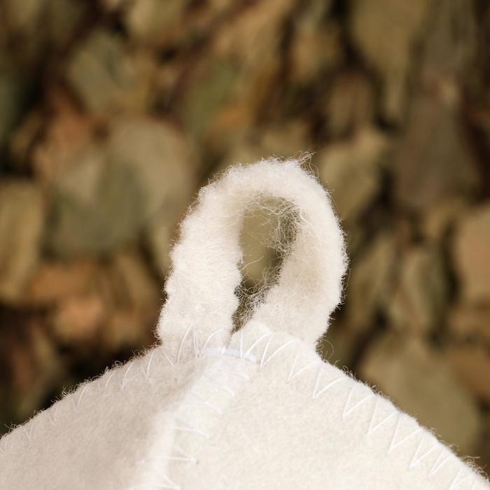 Шапка для бани Шапка для бани "С новым Годом, дед байкер"