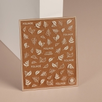 Наклейки для ногтей &laquo;Природный минимализм&raquo;, флуоресцентные, цвет белый