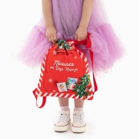 Сумка детская новогодняя &laquo;Посылка от Деда Мороза&raquo;, 35 х 30 см., на новый год