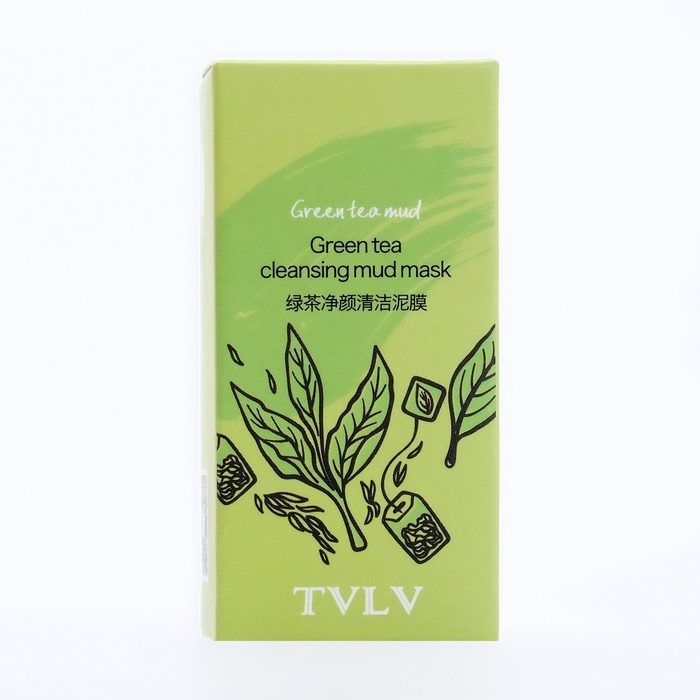 Маска из глины &laquo;Зелёный чай&raquo; от прыщей, угрей и акне