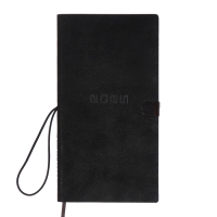 Еженедельник датир 2025г 175х95мм мягк обл иск кож 64л ESCALADA, бл тис, бл 70 г/м&sup2;,чёрный