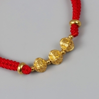 Браслет фен-шуй "Китайские фонарики" регулируемая длина Браслет фен-шуй "Китайские фонарики" регулируемая длина