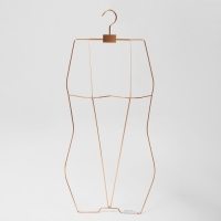 Вешалка контурная, обхват 64&times;58&times;70 см, металл, цвет розовое золото