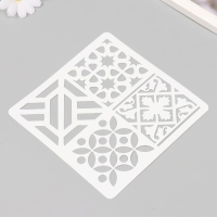 Трафарет плитка 15х15 см