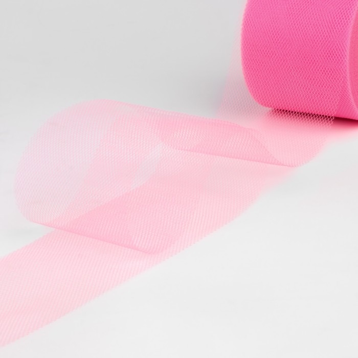 Фатин, 5 см, 11 &plusmn; 1 г/кв.м, 23 &plusmn; 1 м, цвет розовый №4