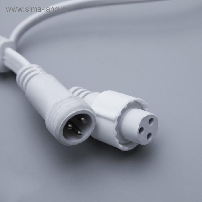 Гирлянда &laquo;Занавес&raquo; 2 &times; 1.5 м, IP44, УМС, белая нить, 360 SMD-LED, свечение белое, 220 В