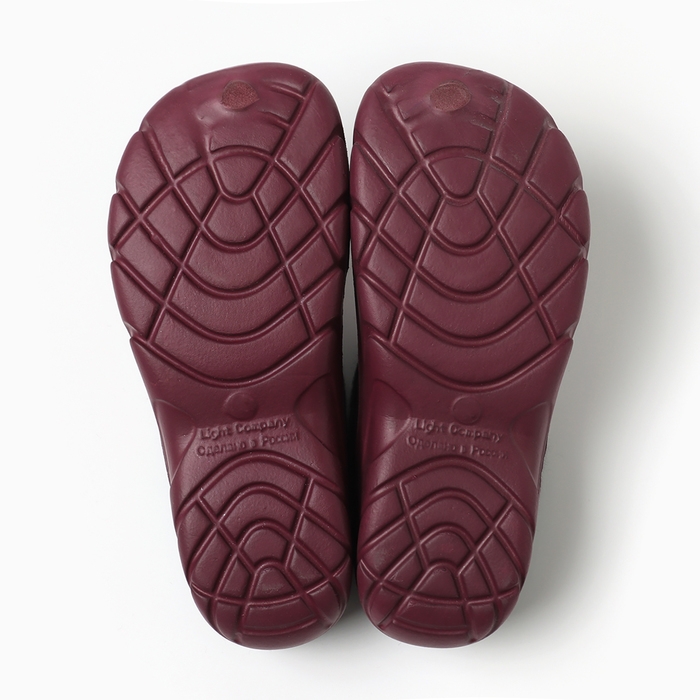 Сабо утепленные, размер 40/41, цвет бордовый Сабо утепленные, размер 40/41, цвет бордовый