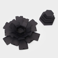 Коробка-сюрприз раскладушка, Черная Коробка-сюрприз раскладушка, Черная