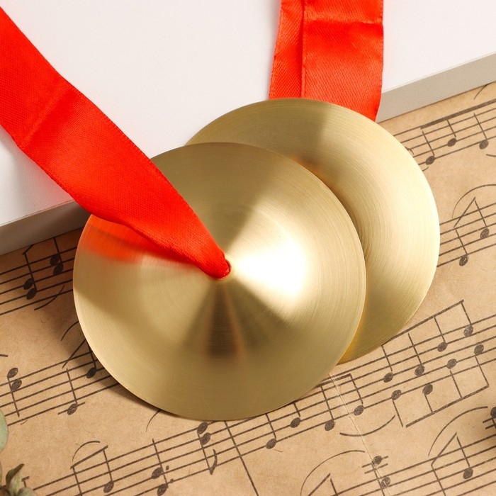 Музыкальный инструмент Тарелки ручные Music Life 9 см Музыкальный инструмент Тарелки ручные Music Life 9 см
