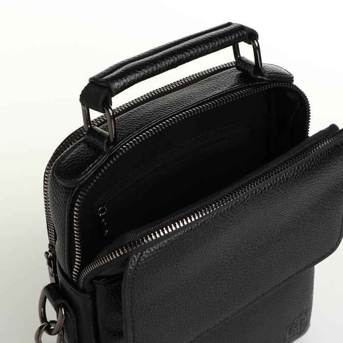 Сумка мужская Goran Tomp, искусственная кожа, цвет чёрный Сумка мужская Goran Tomp, искусственная кожа, цвет чёрный